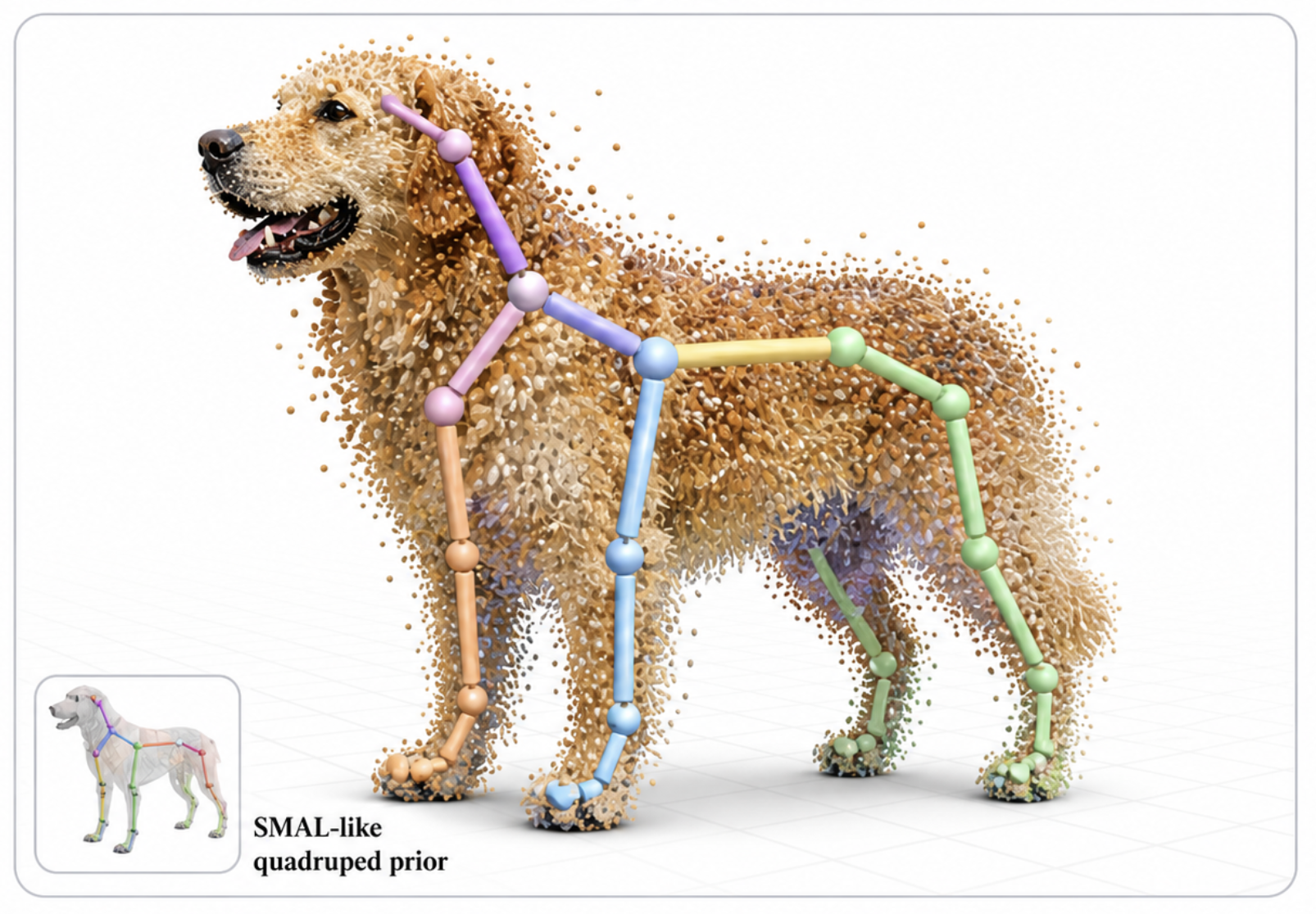 Feed-Forward Animatable Animal Reconstruction thumbnail